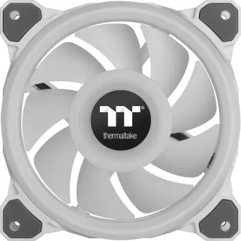 Thermaltake Riing Quad 12 ARGB 120 mm korpuse ventilaatorid, 3 tk, valge