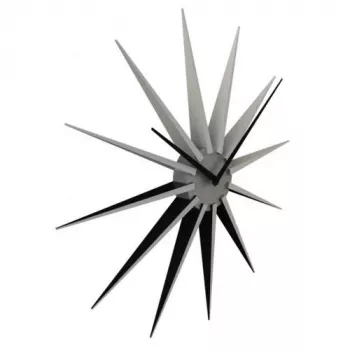 NeXtime kell 3051zi Nova, Ø50 cm, sein, must/hõbe