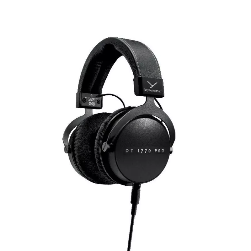 Kõrvaklapid Beyerdynamic DT 1770 Pro MKII — Juhtmega, ümberkõrvaklapid, peapaelaga, 50–40000 Hz, 377 g, must