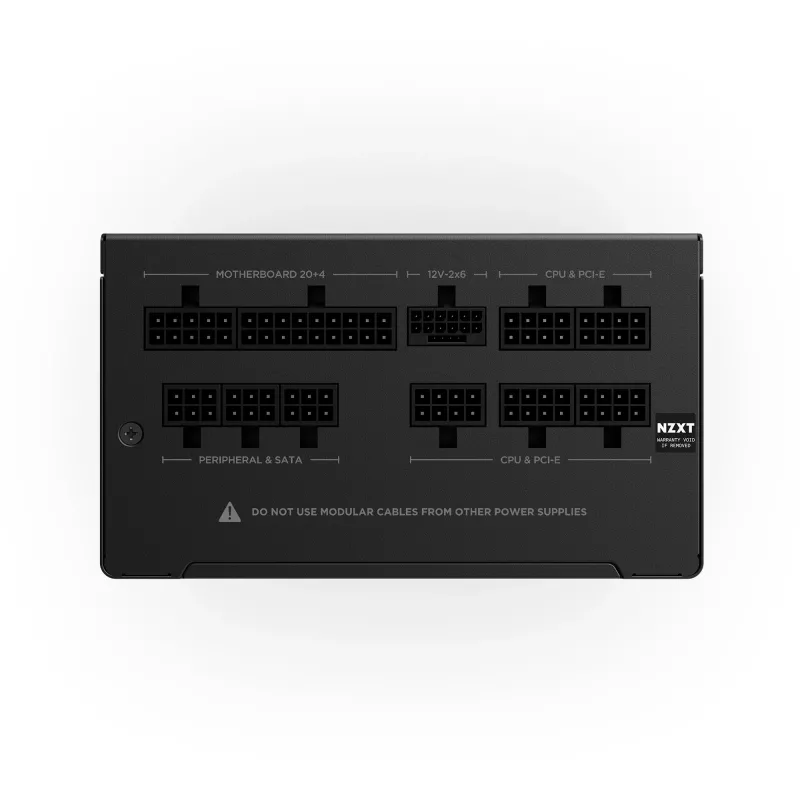 C1000 GOLD CORE, PC-toiteplokk must, 1x 12-kontaktiline kõrge võimsusega GPU, 3x PCIe, kaablihaldus, 1000 vatti