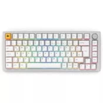 Mehaaniline klaviatuur GLORIOUS GMMK Pro 75% valge Hot-Swap RGB, ISO paigutus