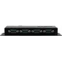 Jadaseadmeserver Exsys EX-6124-2POE — Ethernet 4× RS-232/422/485 PoE ja 12V/3A toitega