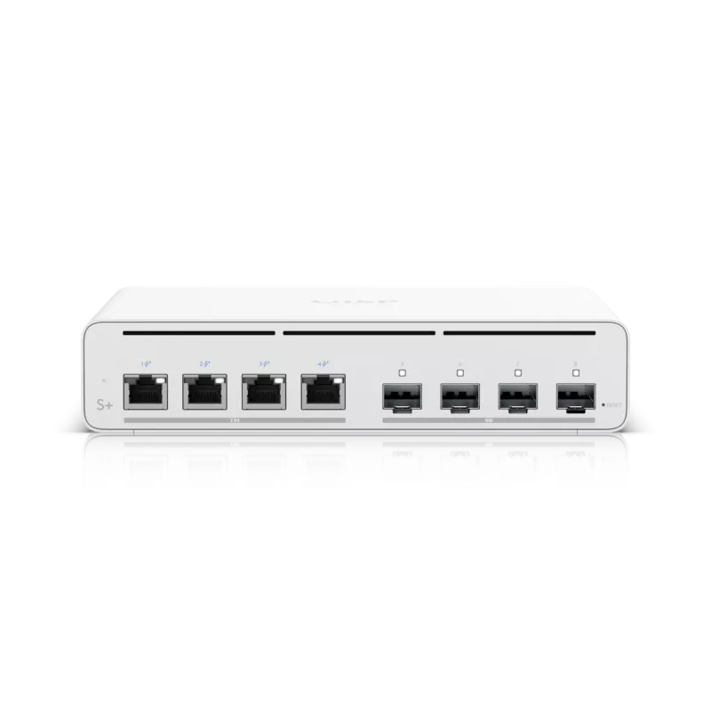 UniFi UISP Switch Plus - lüliti - hallatav - 4 x 2.5GBase-T + 4 x 10Gb Ethernet S