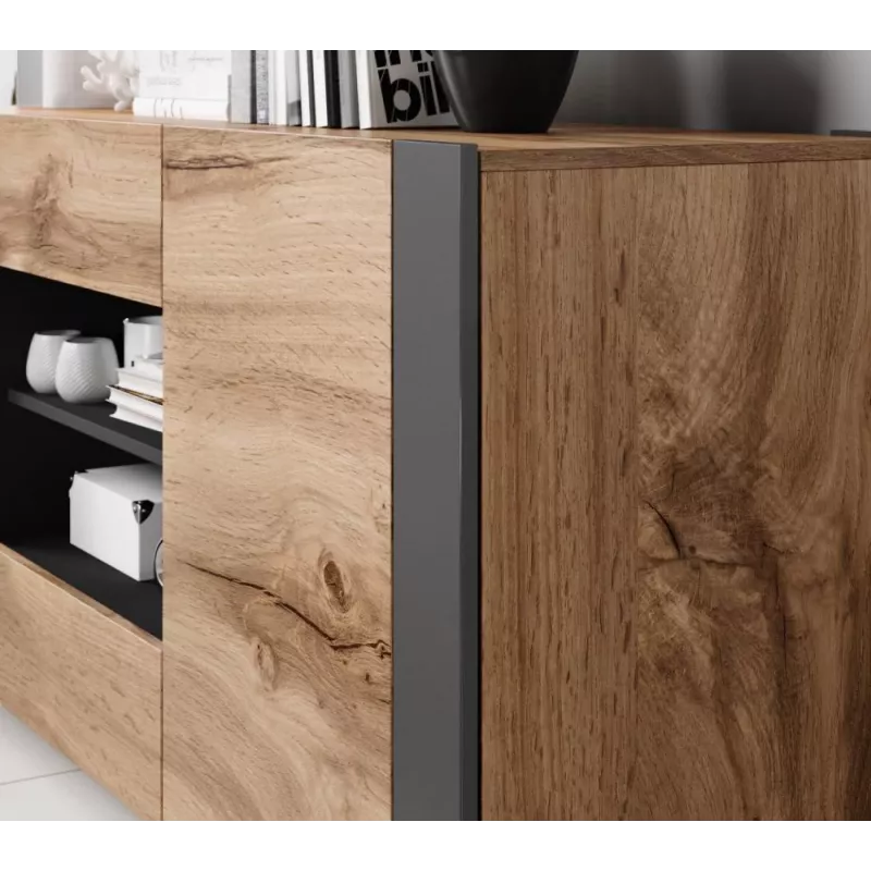 Cama kummut WOOD wotani tamm/antratsiit