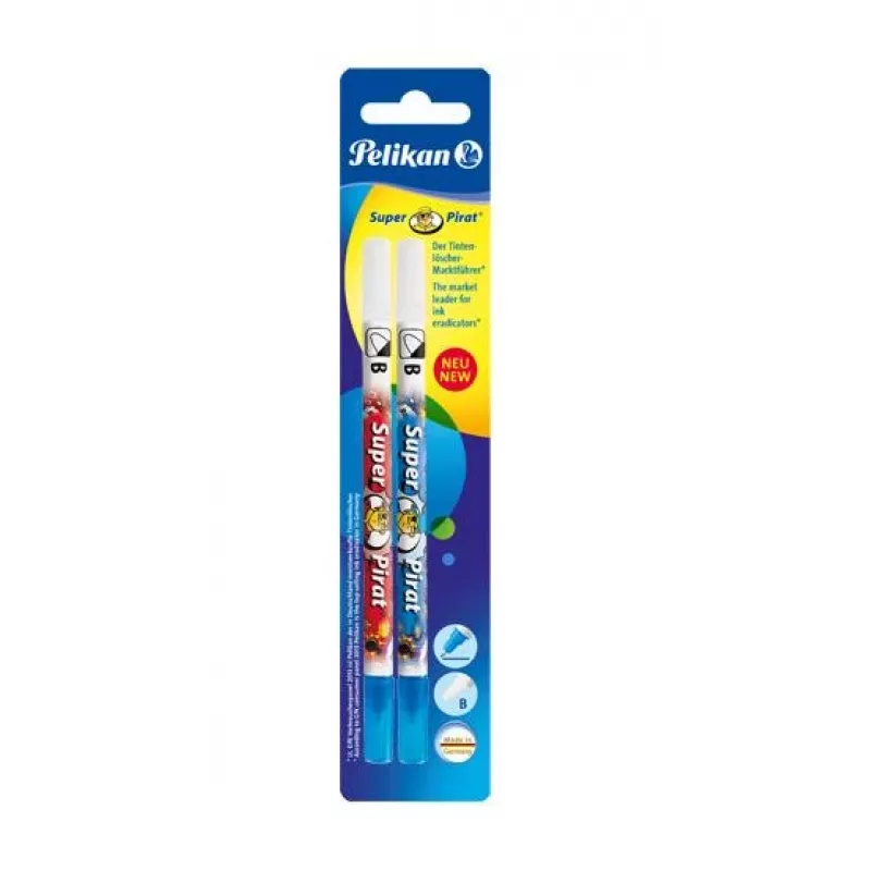 Kustutuskumm Pelikan Super-Pirat F/B Mitmevärviline 2 tk