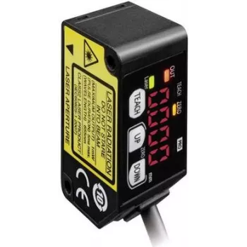 Panasonic HG-C1400 laser-kaugussensor 1 tk 24 V/DC Max vahemik (avatud väljas): 400 mm (P x L x K) 44 x 20 x 25 mm (HG-C1400)