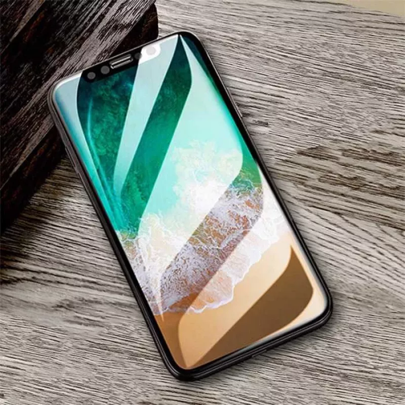 Devia Van Entire View karastatud klaasist ekraanikaitse iPhone XR-ile — peegeldusvastane, must