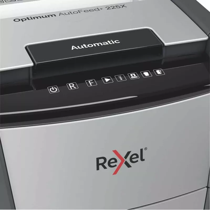 Rexel Optimum AutoFeed+ 225X automaatne ristlõikega paberipurustaja P4