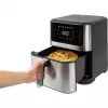 ProfiCook PC-FR 1269 H fritüür Single 8 L eraldiseisev 1800 W kuumaõhufritüür must, roostevaba teras