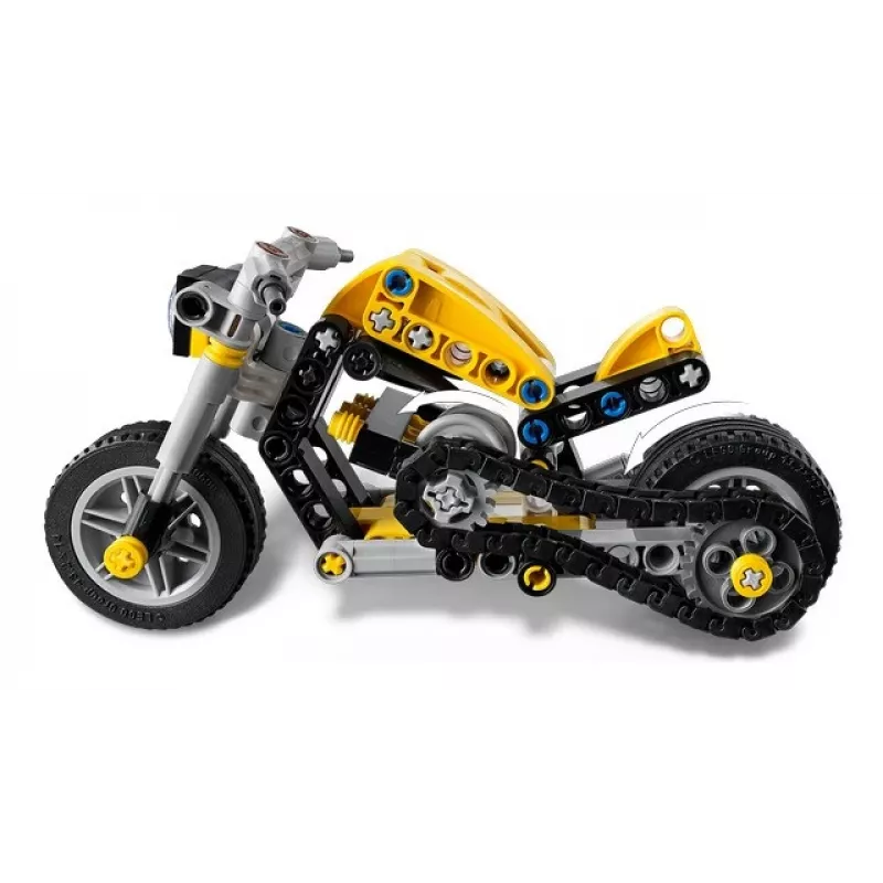 LEGO TECHNIC 42225 Kollane mootorratas