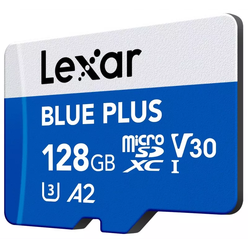 MicroSDXC mälukaart Lexar BLUE PLUS 128 GB UHS‑I U3 V30 170 MB/s