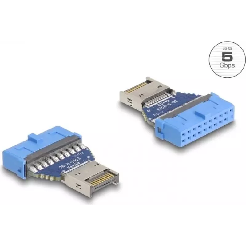 DeLOCK USB-adapter, pin-pesa emane sisemisele USB Type-E isasele, 5 Gbps