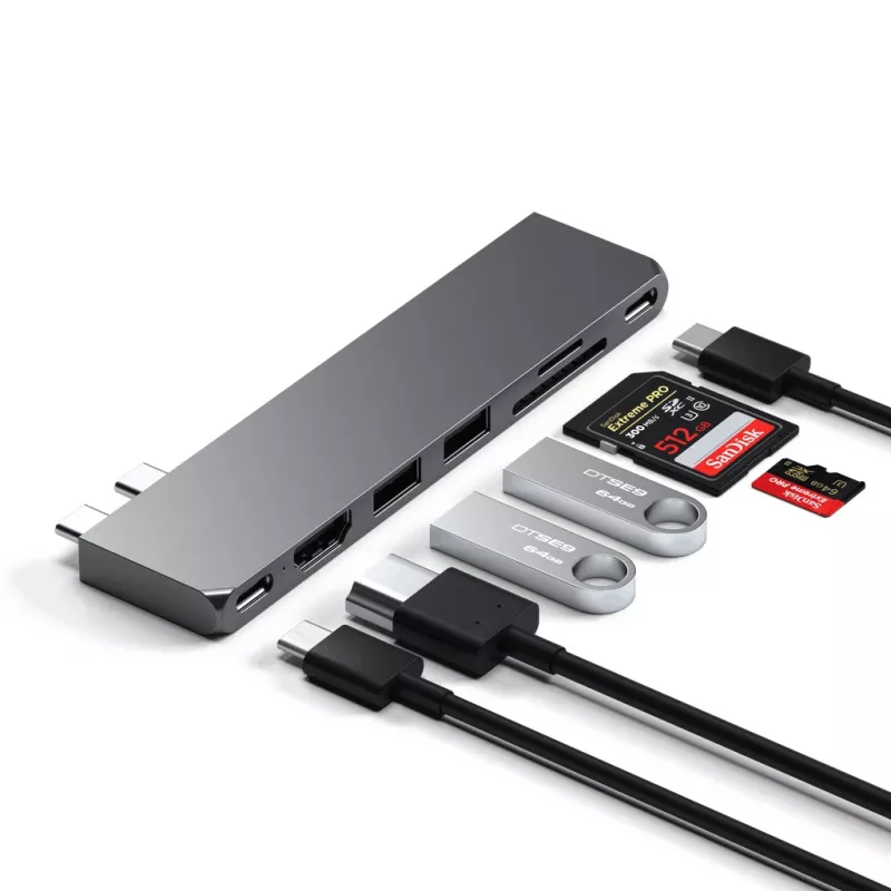 Satechi USB-C Pro Hub õhuke - kosmosehall