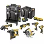 DeWalt DCK685P3T 18V akutööriistakomplekt — 3×5,0 Ah aku, DCH273 puurvasar, nurklihvija, kohver