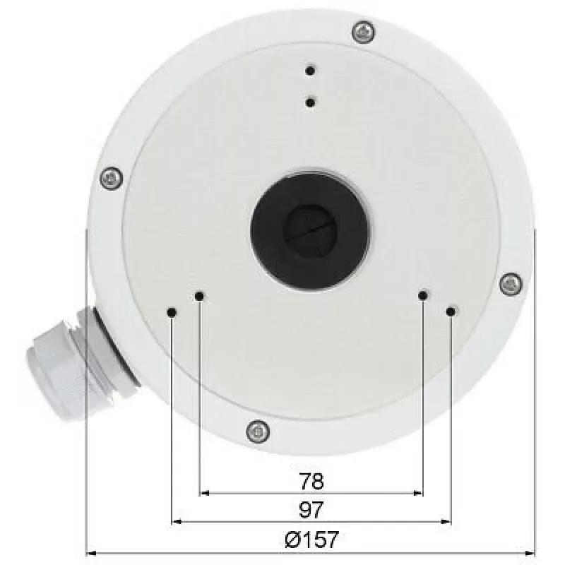 Hikvision Digital Technology DS-1280ZJ-M turvakaamera lisatarvik jaotuskarp