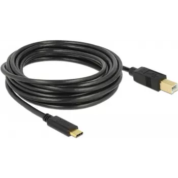 USB-kaabel DeLOCK 83667 USB 2.0 4 m USB C USB B Must