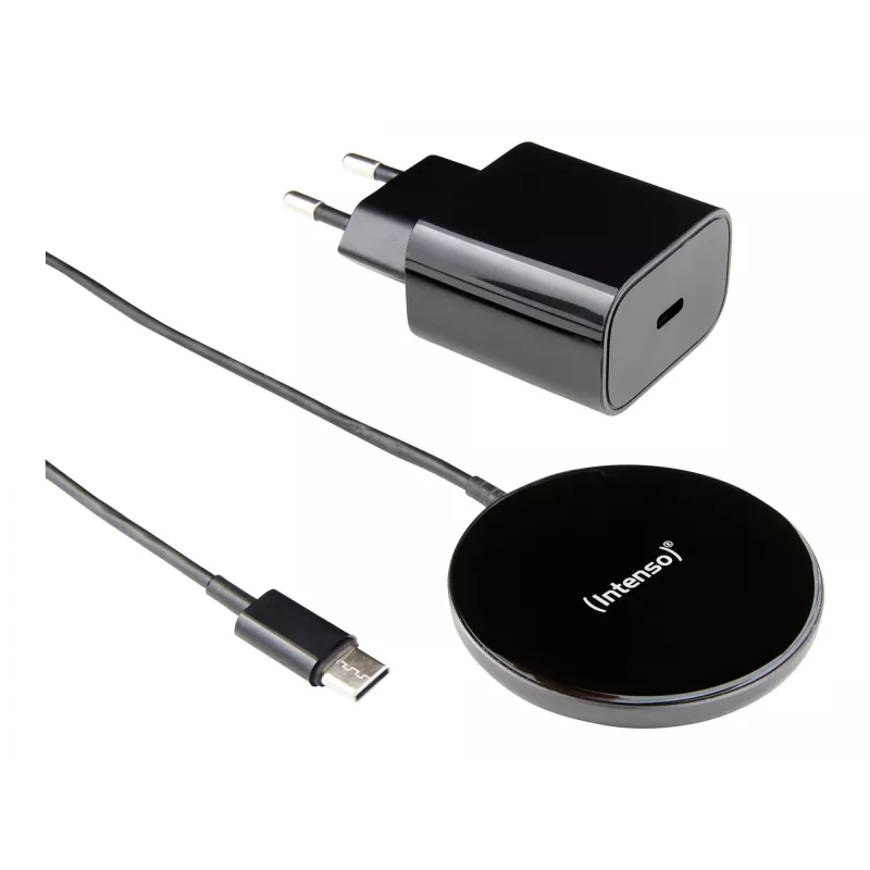 Intenso MB1 Smartphone Must USB juhtmevaba laadimine kiirlaadimine sisetingimustes