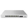 Cisco - Meraki Cloud Managed MS120-8 - Lüli - hallatav - 8 x 10/100/1000 (PoE+) + 2 x Gigabit SFP seinale paigaldatav Lauaarvuti PoE+ (124 W)