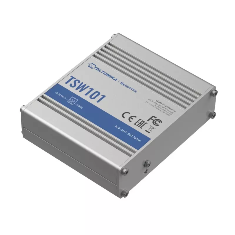 Teltonika TSW101 Lüliti 5xGbE Ethernet 4xPoE+
