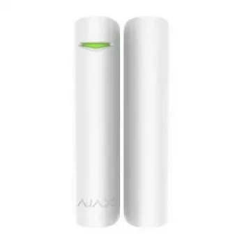 Ukse/akna andur Ajax DoorProtect Plus Wireless, valge, CR123A aku, 3 V, 60-kuuline eluiga, 20×20×90 mm
