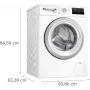 Bosch WAN2813APL Series 4 eestlaetav pesumasin 8 kg 1400 p/min valge