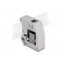 DeLOCK DIN-liistu adapter RJ45 pesa RJ45 pesale Cat.6A Hall