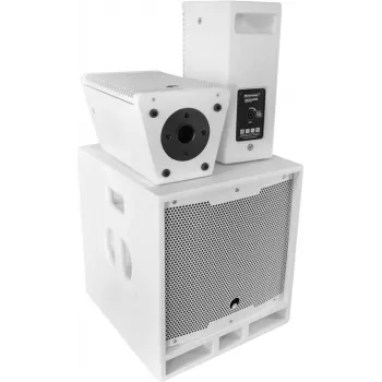 Aktiivne PA kõlar Omnitronic MAXX-1206DSP valge 120W RMS