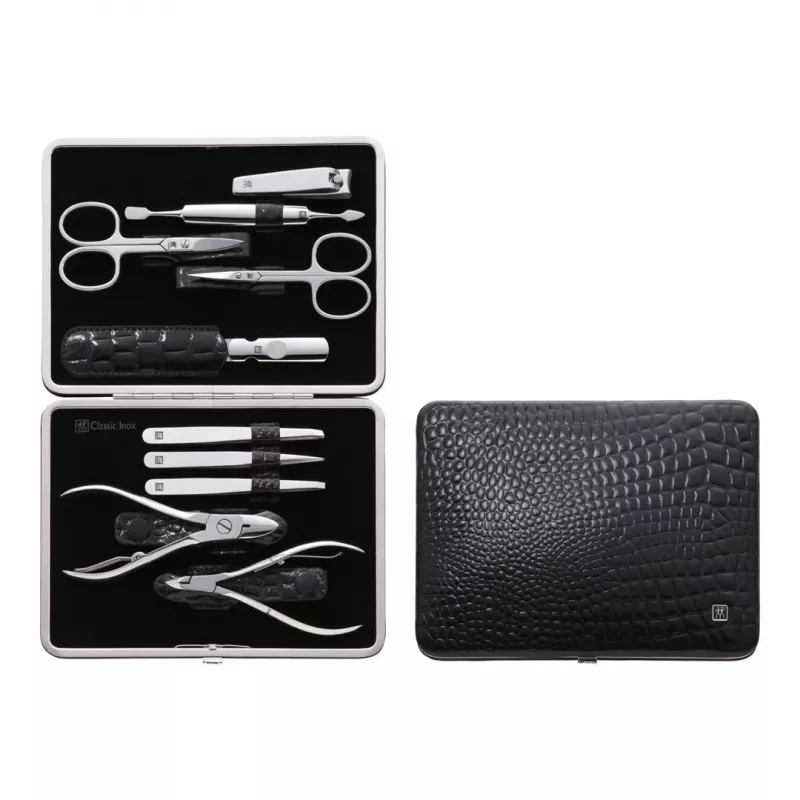 Maniküüri-pediküüri tööriistakomplekt ZWILLING 97509-004-0 Roostevaba teras Must