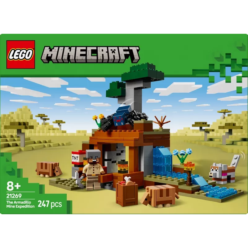 LEGO MINECRAFT 21269 Armadillo kaevanduse ekspeditsioon