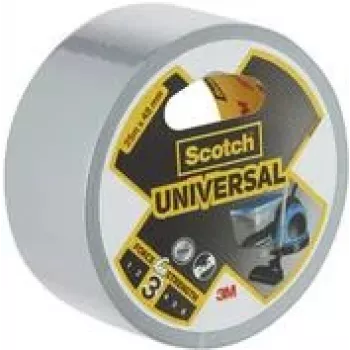 3M Scotch liimkangasteip, 48 mm x 25 m, hõbedane, painduv riidest parandusteip