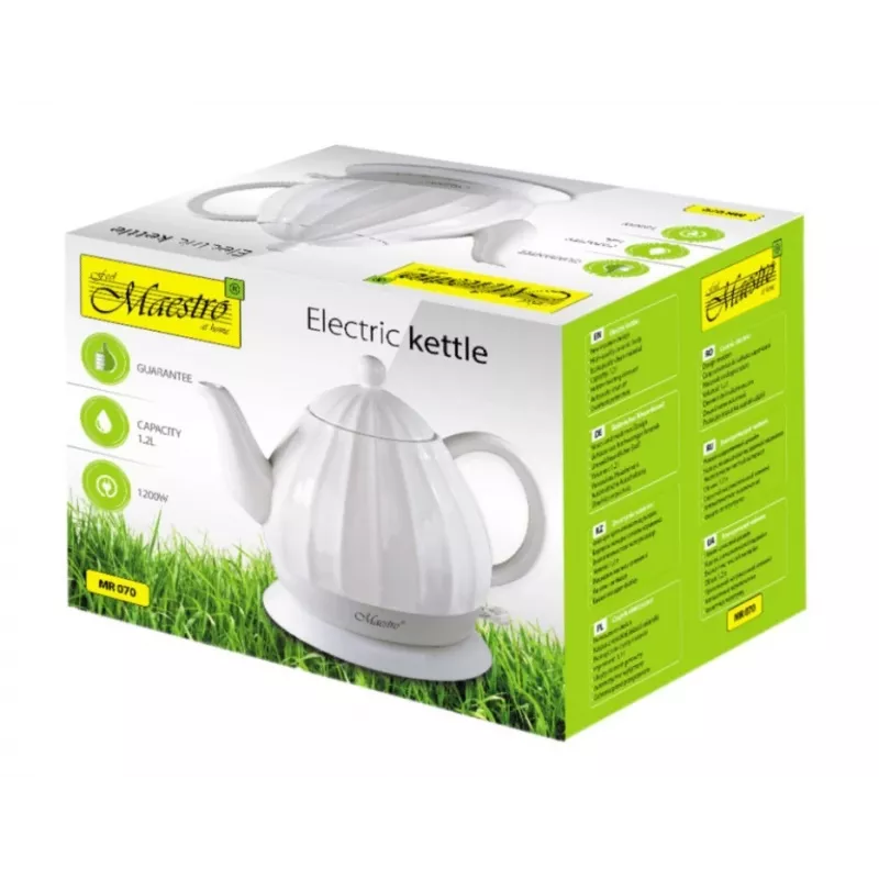 Feel-Maestro MR070 elektriline veekeetja 1,2 L 1200 W Valge