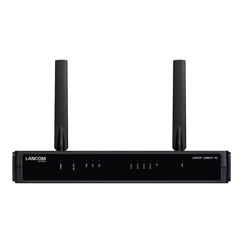 Lancom 1800VA-4G - Ruuter - DSL-modem 4-pordiline lüliti