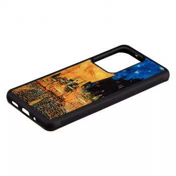 Telefonikohver iKins Samsung Galaxy S20 Ultra jaoks — must, mudel 'Cafe Terrace'