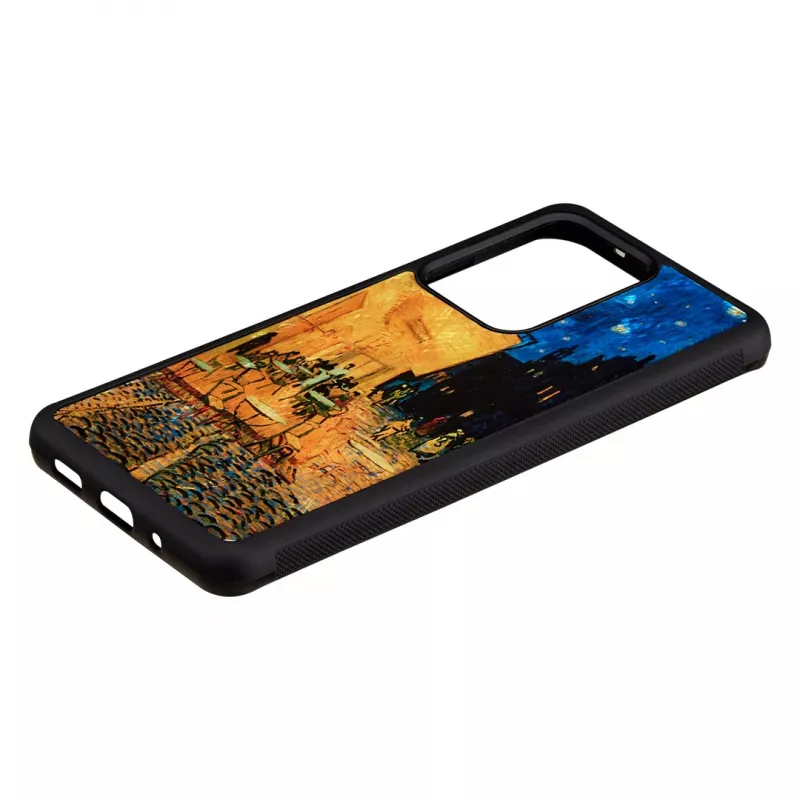 Telefonikohver iKins Samsung Galaxy S20 Ultra jaoks — must, mudel 'Cafe Terrace'