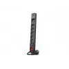 Liigpingekaitse ACAR W2436 Must 6 vahelduvvoolupistikut 230V 1,5 m