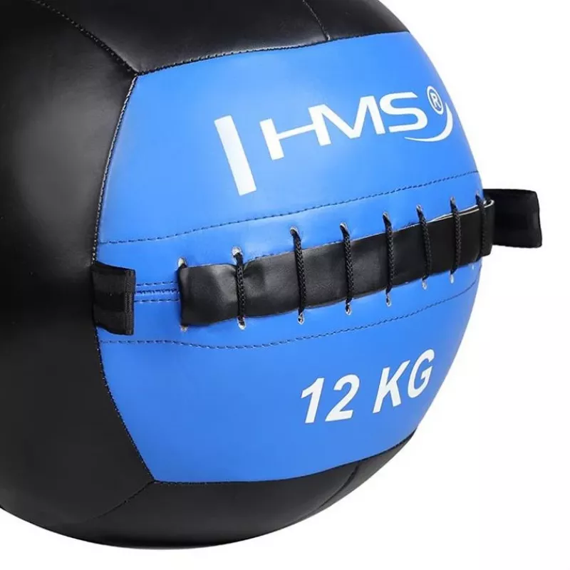 HMS Fitness WLB12 meditsiinipall 12 kg Must, Sinine