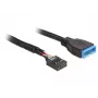 Sisemine USB-kaabel DeLOCK 83776 0,45 m isane pistik – emane pistik