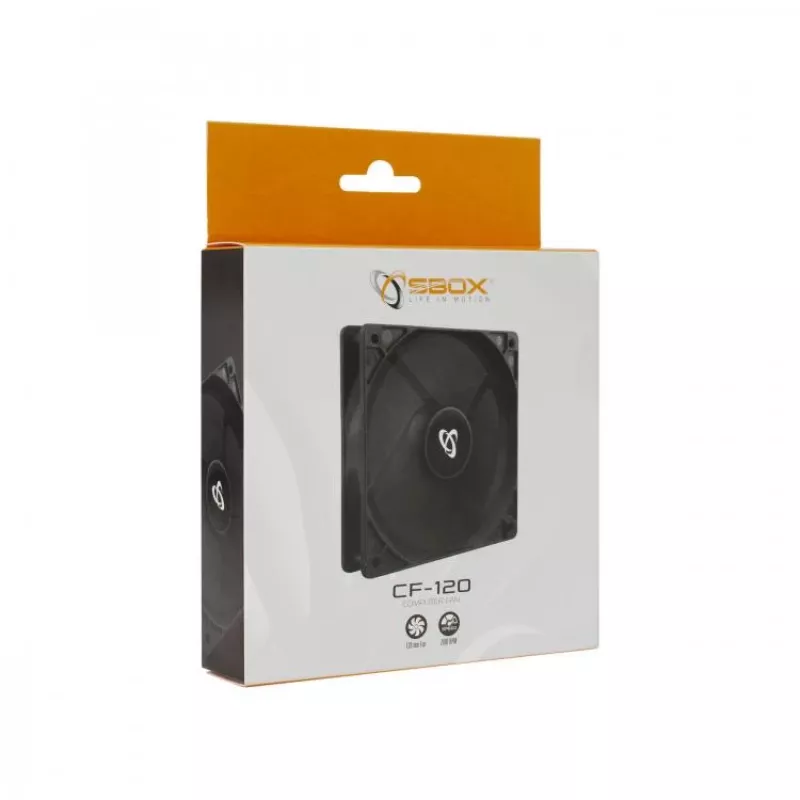 SBOX CF-120/R 120mm korpusventilaator