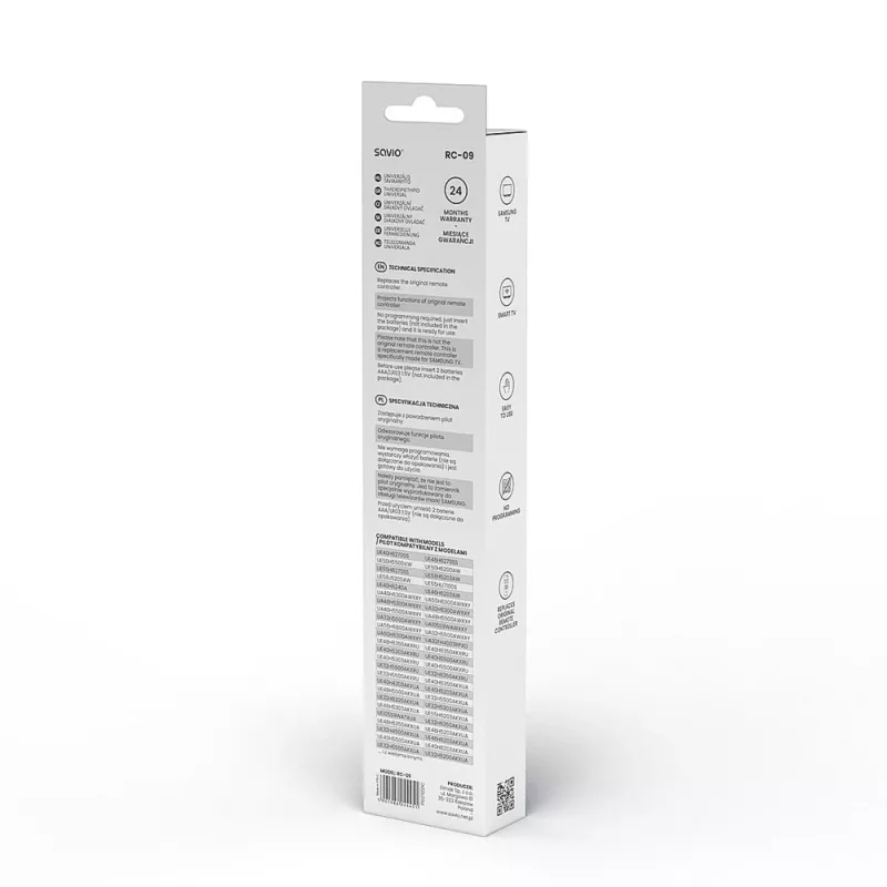 Savio RC-09 infrapuna kaugjuhtimispult Smart TV