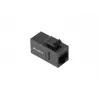 Keystone-moodul LANBERG KSU6-3000 — Cat6 U/UTP RJ-45 emane RJ-45 emasele, lame konstruktsioon, must