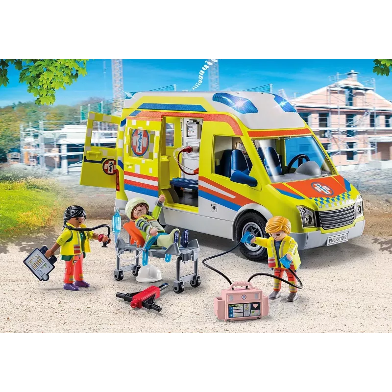 Playmobil 71202 City Life kiirabi valgus- ja heliefektidega mänguasi sobib vanusele 4+ üksik