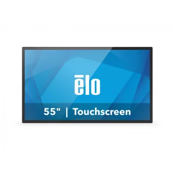 Elo 5554L, 138,6 cm (54,6''), projitseeritud mahtuvuslik, 4K, USB-C, Ethernet, komplekt, must puuteekraan (16:9), 138,6 cm (54,6''), projitseeritud mahtuvuslik, mitmikpuudutus (40 punkti), resolutsio