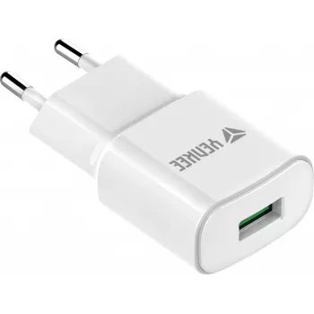 USB seinlaadija YENKEE YAC 2023WH 18W 3A Quick Charge 3.0