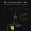 Toiteinverter roheline Cell INV04DE, 24 V sisend, 230 V väljund, 500 W, 50 Hz, universaalne toiteadapter, must