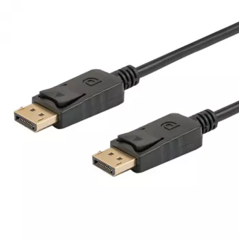 DisplayPort-kaabel SAVIO CL-136, DisplayPort, isane–isane, 2 m, DP 1.2, kullatud kontaktid, must