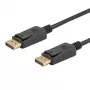 DisplayPort-kaabel SAVIO CL-136, DisplayPort, isane–isane, 2 m, DP 1.2, kullatud kontaktid, must