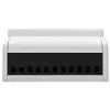 Qoltec kolmefaasiline kahesuunaline elektrooniline arvesti | DIN-rööpale paigaldatav energiatarbimise arvesti | 400V | 100A | LCD | 4P