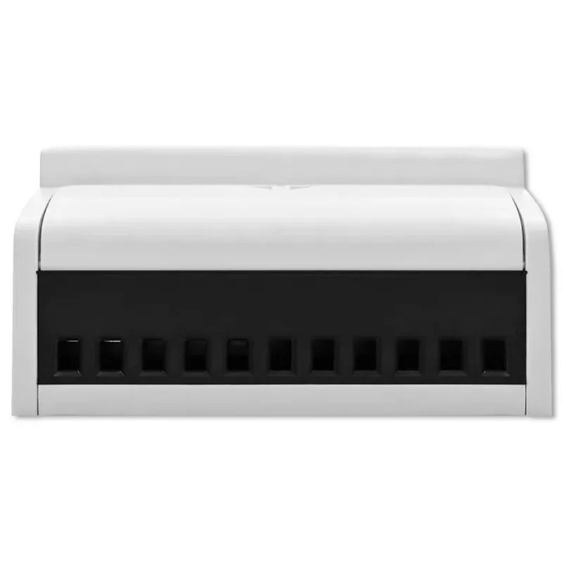 Qoltec kolmefaasiline kahesuunaline elektrooniline arvesti | DIN-rööpale paigaldatav energiatarbimise arvesti | 400V | 100A | LCD | 4P