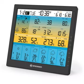 Digitaalne ilmajaam Bresser Optics 7003220 Must LCD Wi-Fi