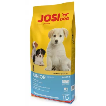 Kuiv koeratoit JOSERA JosiDog Junior — 15 kg, kana, 25% valku, 13% rasva, noortele koertele, liigeseid ja seedimist toetav